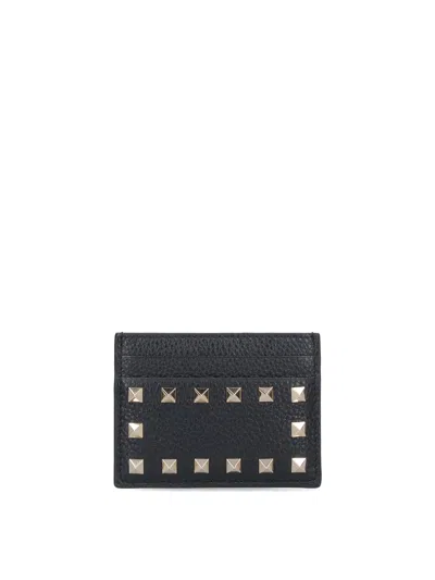 Valentino Garavani Logo Holder In Black