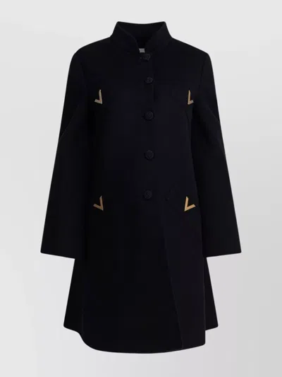 VALENTINO CASHMERE AND WOOL LONG SLEEVE COAT