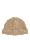 Valentino Cashmere Bennie Cap Hats Beige