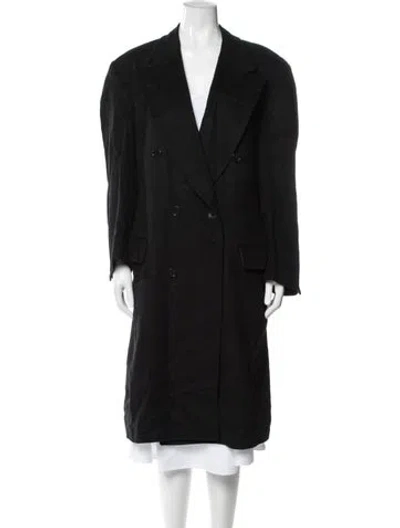 Pre-owned Valentino Cashmere Blazer In Black