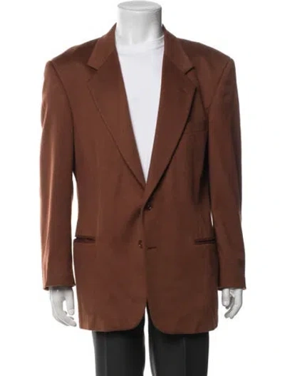 Pre-owned Valentino Cashmere Blazer In Brown