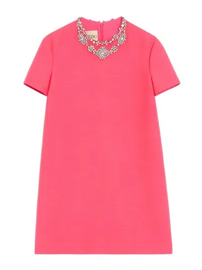 Valentino Cashmere Dress In Pink