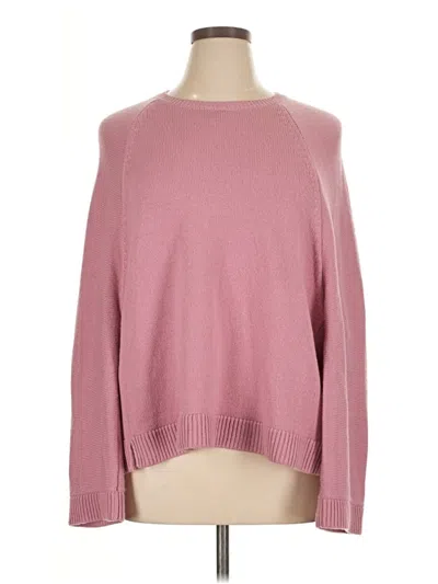 Pre-owned Valentino Cashmere Pullover Sweater In Pink