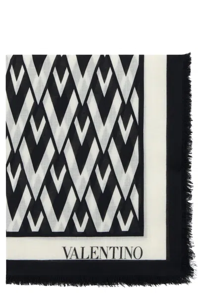 Valentino Cashmere Scarf In Black