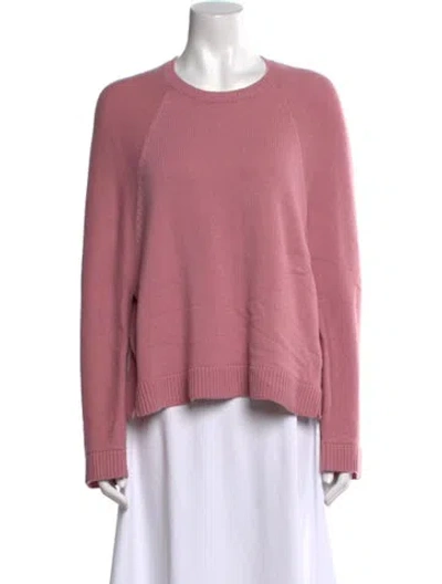 Pre-owned Valentino Cashmere Scoop Neck Sweater W/ Tags In Pink