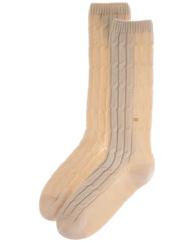 Valentino Cashmere Socks In Purple