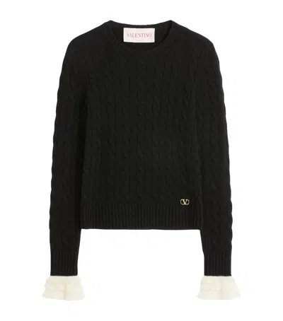 Valentino Garavani Sweaters In Black