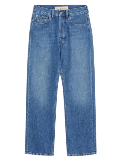 Valentino Casual 5 Pockets Denim Jeans In Blue