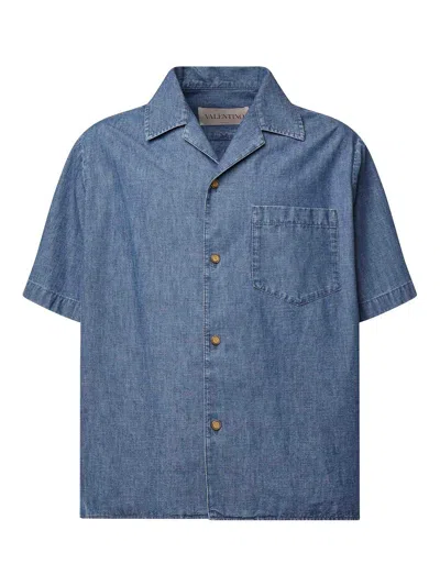 Valentino Casual Jacket In Dark Wash