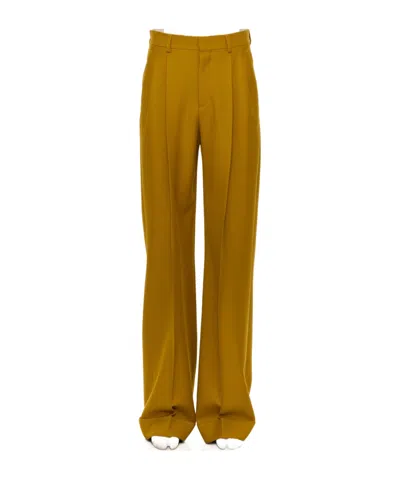 Valentino Casual Pants With Belt Loops In Yellow