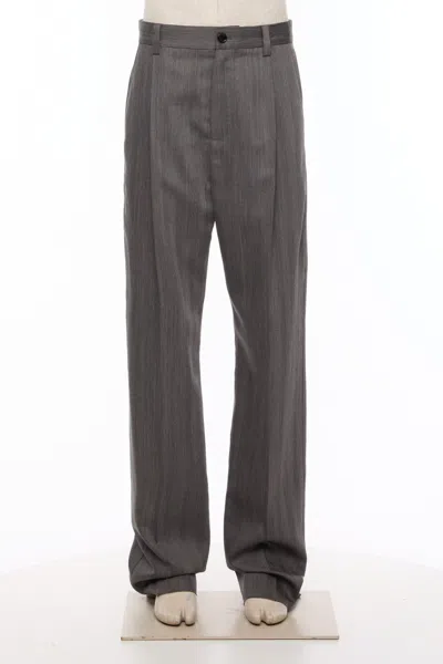 Valentino Casual Trousers With Belt Loops In Gray