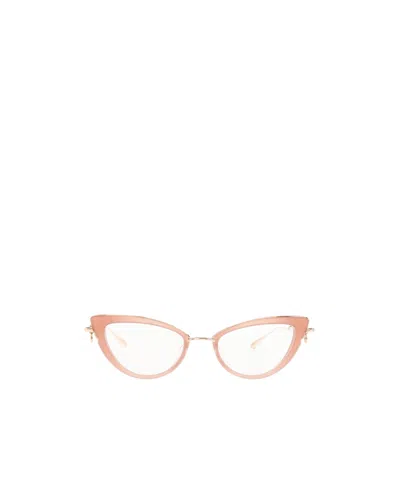 Valentino Garavani Cat's Eye Flat Lens In Nude