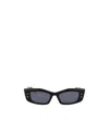 Valentino Cat's Eye Frame Sunglasses In Black