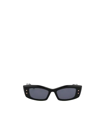 Valentino Cat's Eye Frame Sunglasses In Black