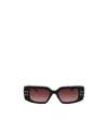 Valentino Cat's Eye Frame Sunglasses In Black