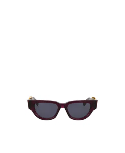 Valentino Cat's Eye Frame Sunglasses In Gray