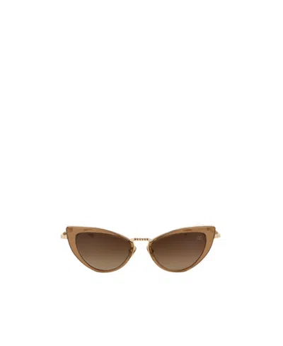 VALENTINO CAT'S EYE PROFILE RIVETS DECORATE SUNGLASSES