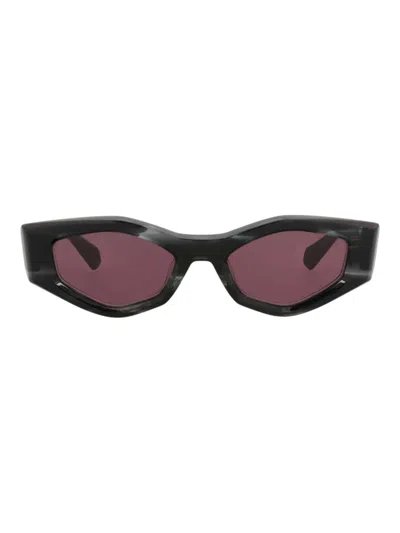 Valentino Cat Eye Unisex Mini Sunglasses In Black