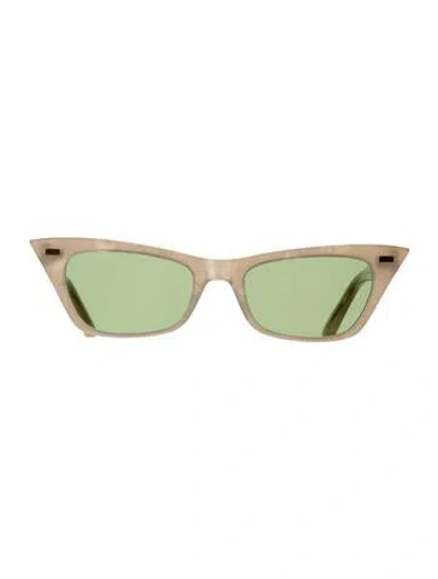 Pre-owned Valentino Cat-eye Tinted Sunglasses In Neutrals