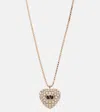 Valentino Caur Royal Embellished Pendant Necklace In Gold