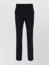VALENTINO CENTRAL PLEATED WOOL PANT WITH BELT LOOPS