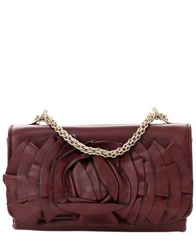 Valentino Garavani Valentino Cerise Nappa Leather Atelier 03 Rose Edition Small Chain Shoulder  Bag (authentic Pre-love