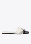 Valentino Chain 1967 Leather Flat Sandals