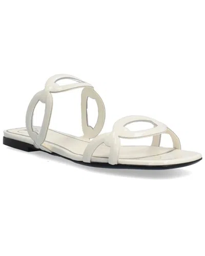 Valentino Garavani Valentino Chain 1967 Leather Slide In White