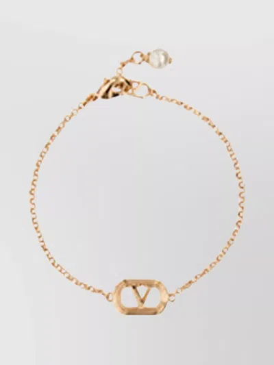 VALENTINO GARAVANI CHAIN AND PEARL DETAIL BRACELET COLLECTION