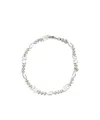 Valentino Bracelet Vlogo Signature Brass In White