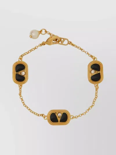Valentino Garavani Chain Link Pearl Bracelet