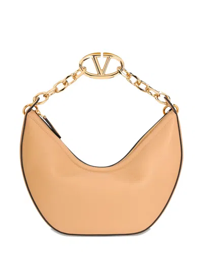 Valentino Garavani Chain-link Tote Bag In Neutral