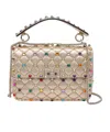 Valentino Quilted Studs Shoulder Bag With Adaptable Strap