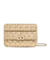 Valentino Chain Shoulder Bag In Nude