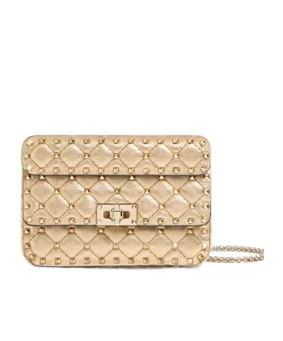 Valentino Garavani Chain Shoulder Bag In Nude