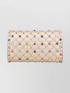 Valentino Garavani Rockstud Spike Multicolor Studded Shoulder Bag In Metallic Nappa