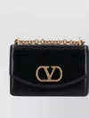 Valentino Small Leather Shoulder Bag With Adjustable Chain-link Strap