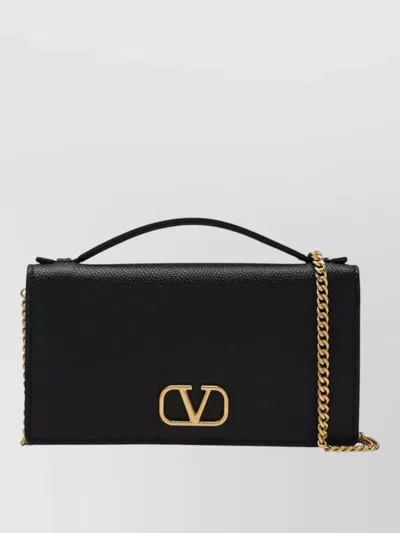 Valentino Garavani Chain Strap Wallet Top Handle Design