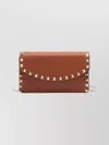 Valentino Rockstud Leather Wallet On Chain