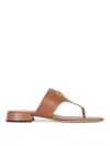 Valentino Vlogo Plaque Square Open Toe Slides