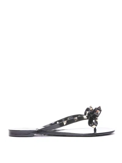 VALENTINO GARAVANI ROCKSTUD FLIP FLOPS