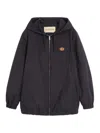 Valentino Vlogo Signature Caban Jacket In Blue