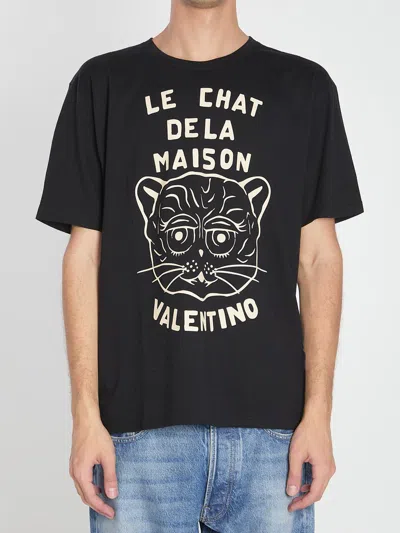 VALENTINO CHAT DE LA MAISON T-SHIRT