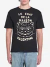 Valentino Garavani T-shirt With Le Chat De La Maison Print