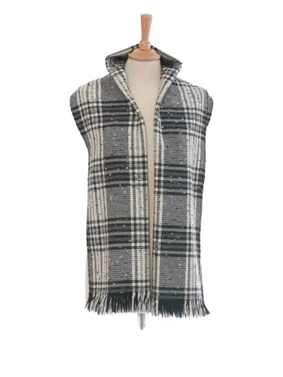Pre-owned Valentino Checked Scarf