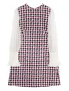 Valentino Tweedkleid Mit Mehrfarbigen Pailletten Frau Multicolor 48