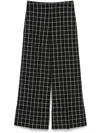Valentino Women's Black/ivory Chequered Trousers | Size 38 | 6b3rb65592w In Black