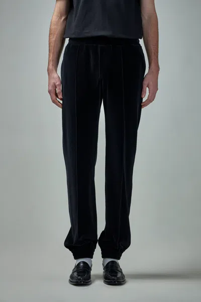Valentino Logo-patch Chenille Track Pants In Black