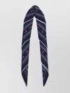 Valentino Cherry And Polka Dot Silk Scarf
