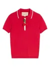 Valentino Top En Coton Avec Cerises En Crochet Femme Paris L In Red